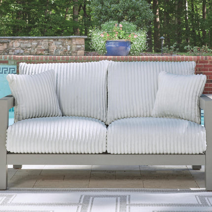 Hurley Park - Loveseat With Cushion - Gray