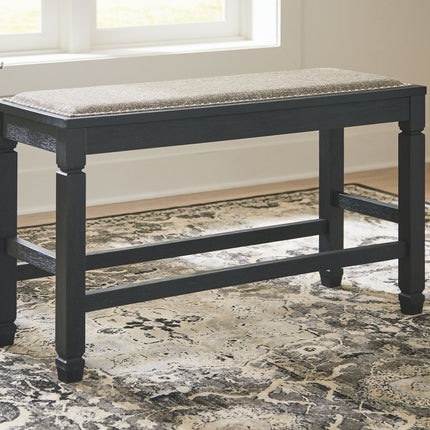 Tyler Creek - DBL Counter UPH Bench  - Antique Black