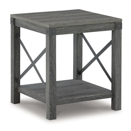 Freedan - 3 Pc. - Coffee Table, 2 End Tables - Grayish Brown