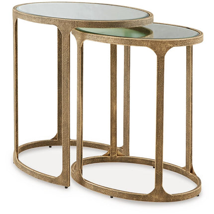 Irmaleigh - Accent Table Set (Set of 2) - Antique Black