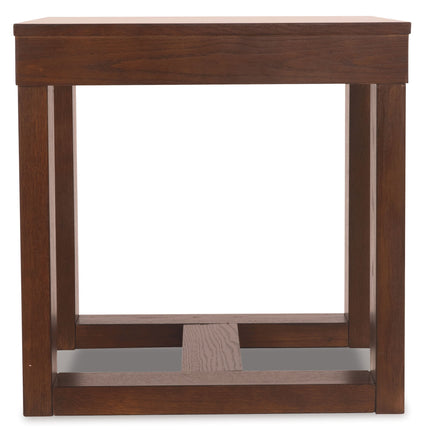 Watson - Square End Table - Dark Brown
