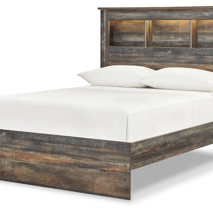Drystan - Panel Bookcase Bed
