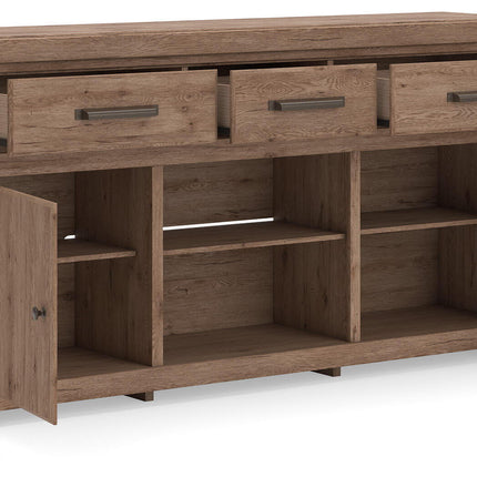 Garistyn - TV Stand With Fireplace Option