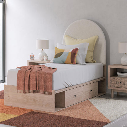Arloster - Upholstered Panel Bed