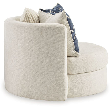 Padova - Swivel Accent Chair - Ivory