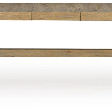 Lasinger - Rectangular Dining Room Extension Table - Light Brown