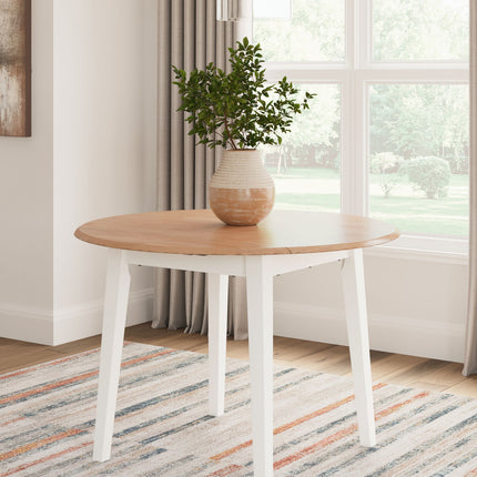 Gesthaven - Round Dining Room Drop Leaf Table