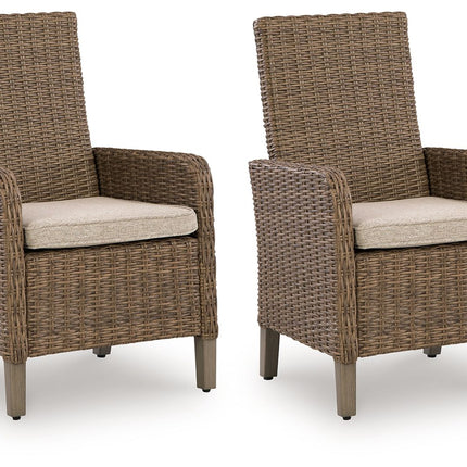 Laguna Heights - Arm Chair With Cushion (Set of 2) - Beige