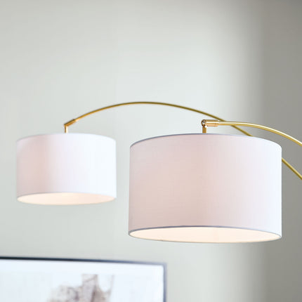 Valo - Metal Arc Lamp - Gold Finish