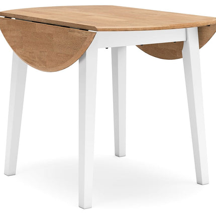 Gesthaven - Round Dining Room Drop Leaf Table Set