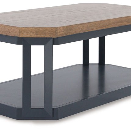 Landocken - Occasional Table Set (Set of 3) - Brown / Blue