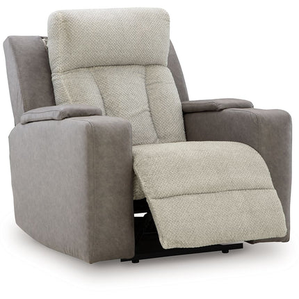 WhipLash - Power Recliner With Adj Headrest - Sisal