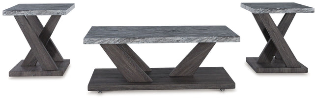 Bensonale - Occasional Table Set (Set of 3) - Brown / Gray