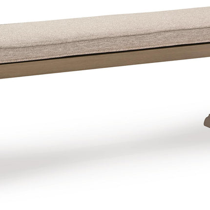 Laguna Heights - Bench With Cushion - Beige