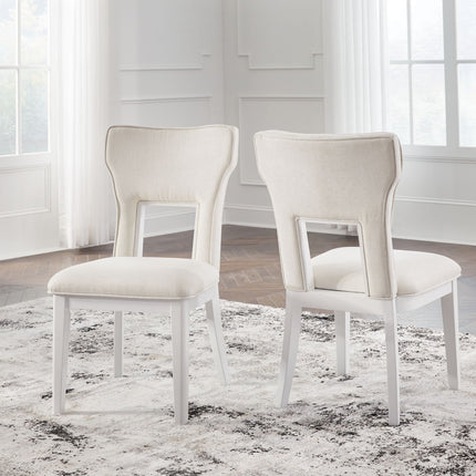 Chalanna - Dining Upholstered Side Chair (Set of 2) - White