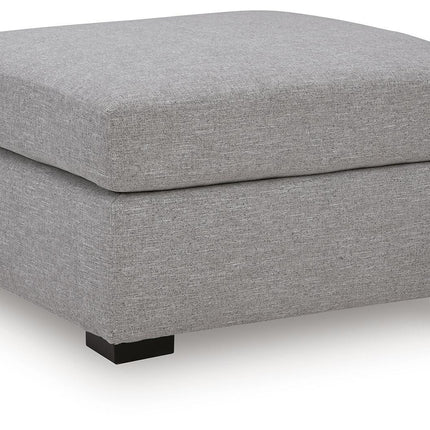 UrbanCrest - Oversized Accent Ottoman - Pewter