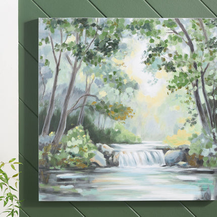 Evermaddick - Wall Art - Green / Gray / White