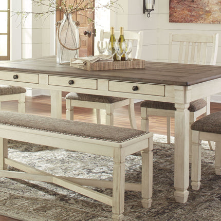 Bolanburg - Rectangular Dining Room Table - Beige