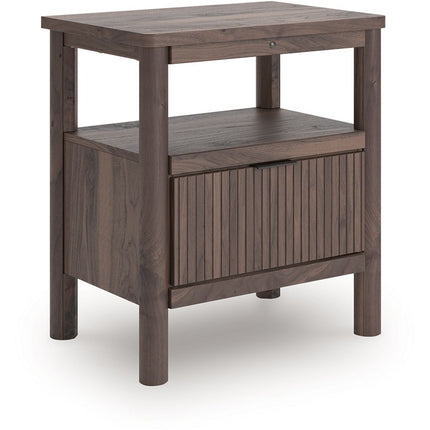 Pamytta - One Drawer Night Stand - Brown