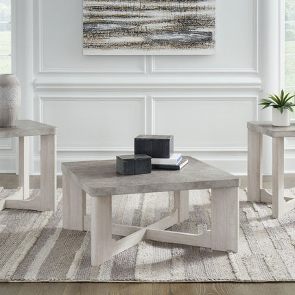 Garnilly - Occasional Table Set (Set of 3) - Whitewash