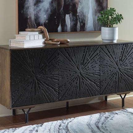 Lavinmont - Accent Cabinet - Multi Brown