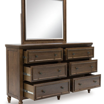 Sturlayne - Dresser And Mirror - Brown