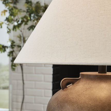 Ferrilby - Poly Table Lamp - Antique Beige