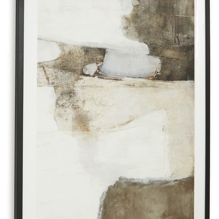 Aldricton - Wall Art - Brown / White