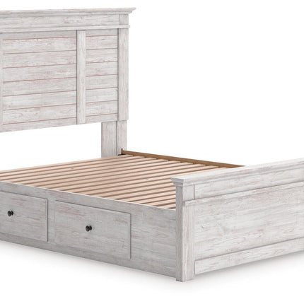 Makidern - Panel Storage Bed