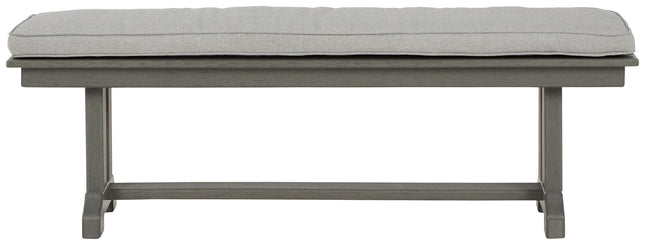 Visola - Bench with Cushion - Gray