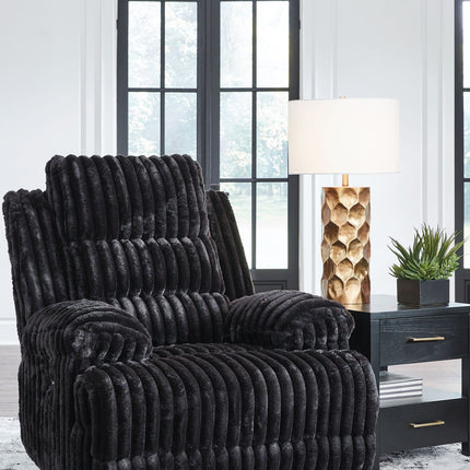Rhine Falls - Zero Wall Power Recliner - Onyx