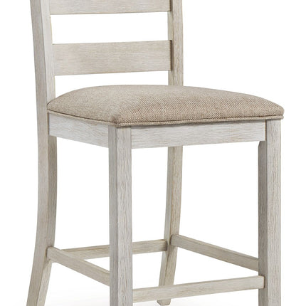 Skempton - Upholstered Barstool (Set of 2) - White