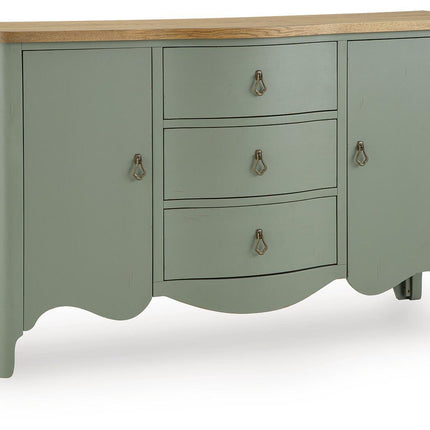 Actonville - Accent Cabinet - Antique Green