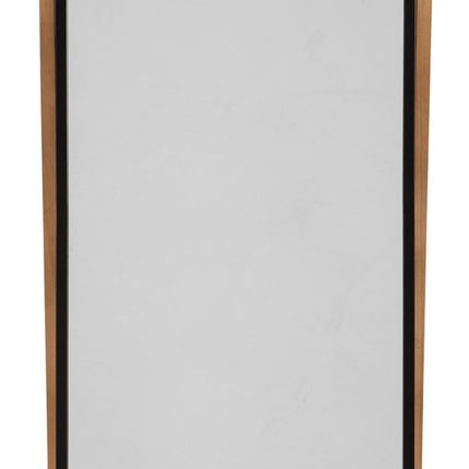 Bronick - Floor Mirror - Black / Brown