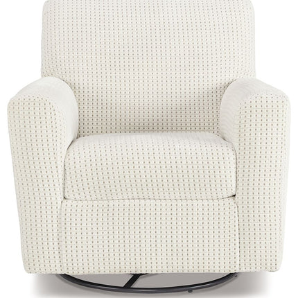 Herstow - Swivel Glider Accent Chair