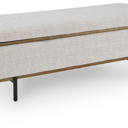 Dettaford Next-Gen Nuvella - Storage Bench - Stone