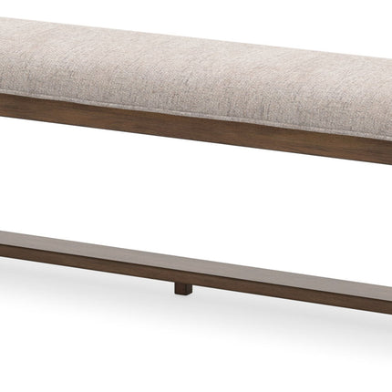 Cabalynn - Large Uph Dining Room Bench - Oatmeal / Light Brown