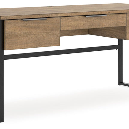 Montia - Home Office Desk, Desk Chair, Bookcase - Light Brown