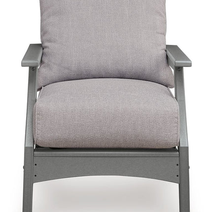 Cove Beach - Lounge Chair With Cushion (Set of 2) - Gray