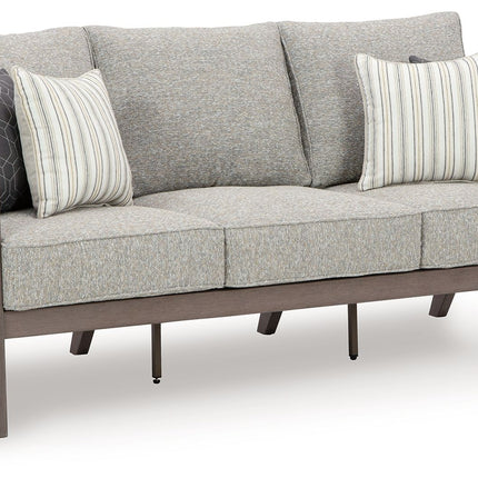 Hillside Barn - Sofa With Cushion - Gray / Brown