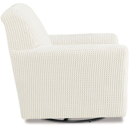 Herstow - Swivel Glider Accent Chair