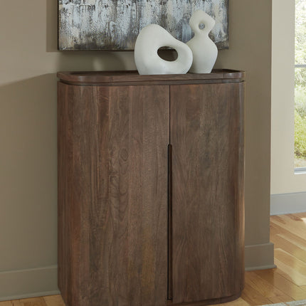 Landermont - Bar Cabinet - Medium Brown