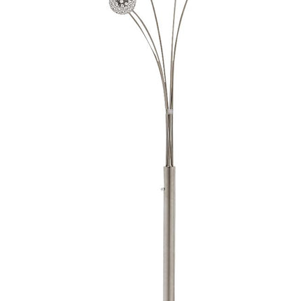 Winter - Metal Arc Lamp  - Silver Finish