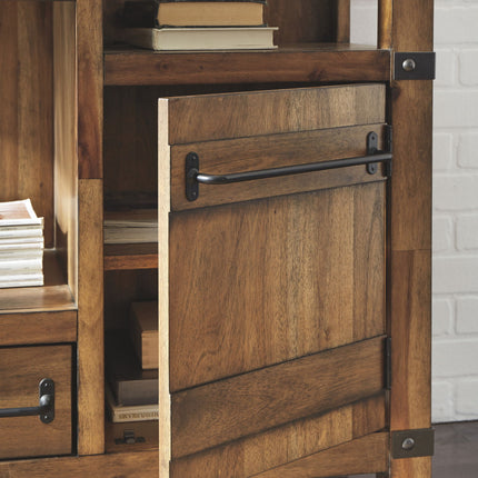 Roybeck - Accent Cabinet - Light Brown / Bronze