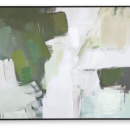 Vinick - Wall Art - Green / Gray / White