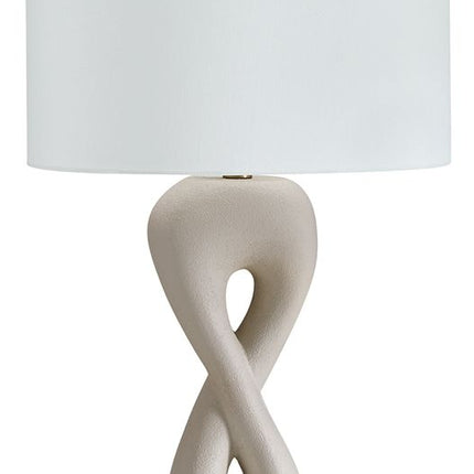 Judrich - Poly Table Lamp - White / Gold Finish