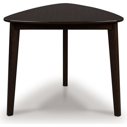 Mallenette - Triangle Dining Room Table - Merlot