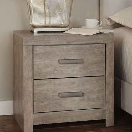 Culverbach - Two Drawer Night Stand - Gray
