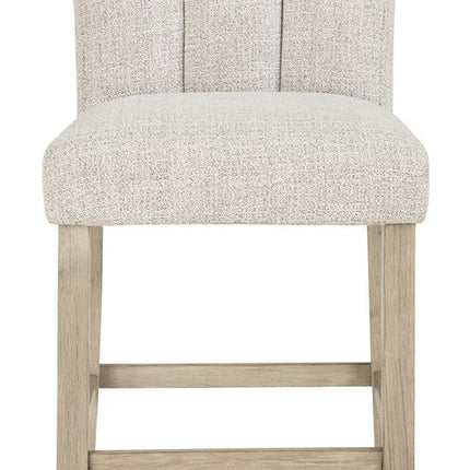 Larawyn - Upholstered Barstool (Set of 2) - Bisque