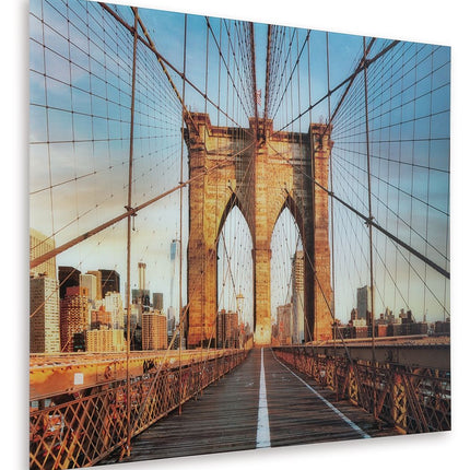 Shayward - Wall Art - Blue / Amber